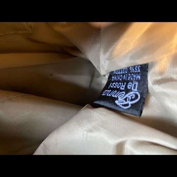 Genna De Rossi Purse, Tan, Brown & Dark Blue/Dark Purplish. (P05) - Picture 7 of 15